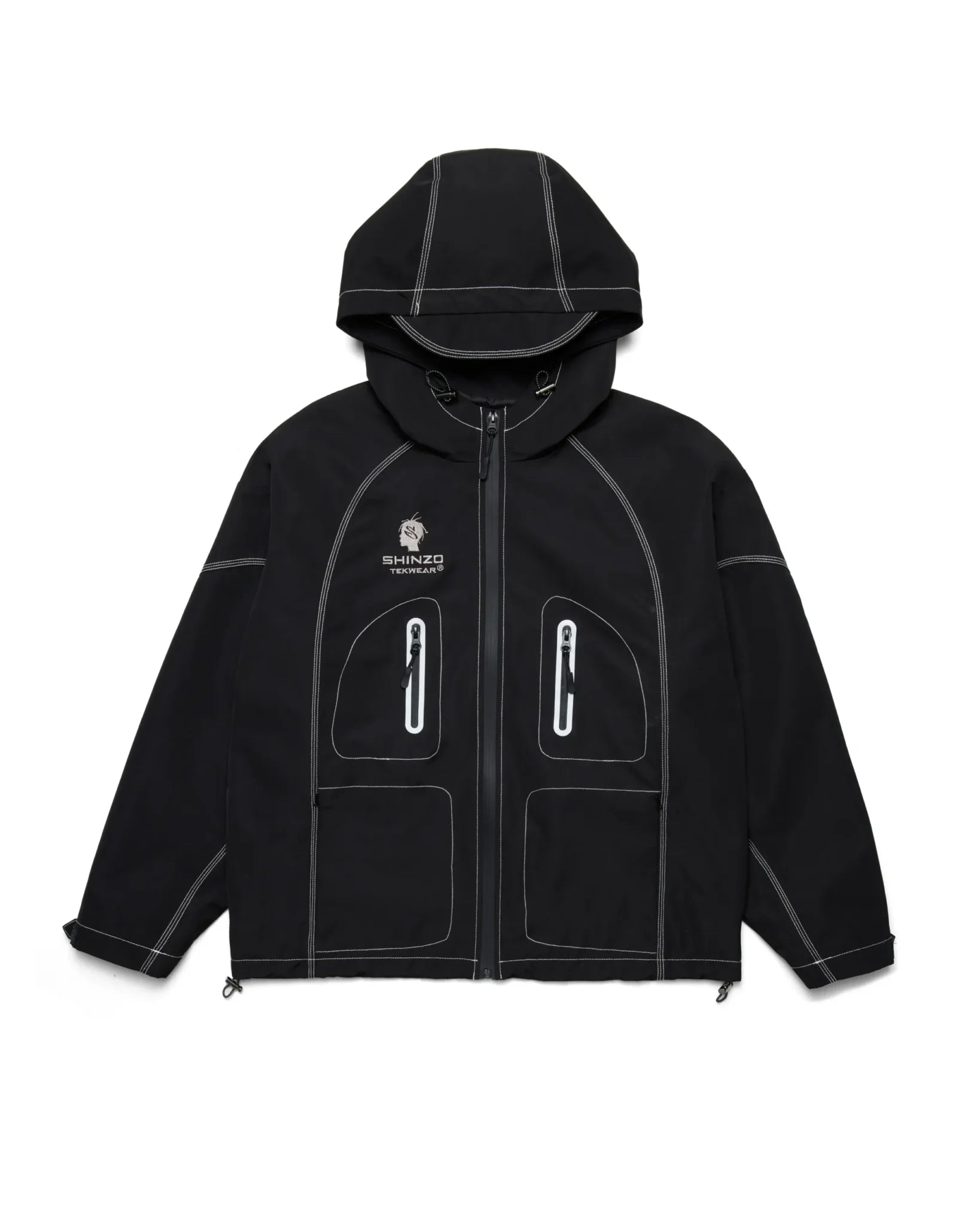 Shinzo Brand Takayama 3L Technical Waterproof Jacket Black