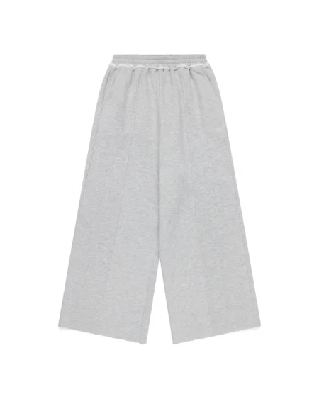 Shinzo Brand Nichijō Wide Leg Light Grey Cotton Sweatpants
