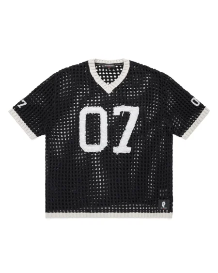 Shinzo Brand Shibui Hand Crocheted Knit Jersey Shirts