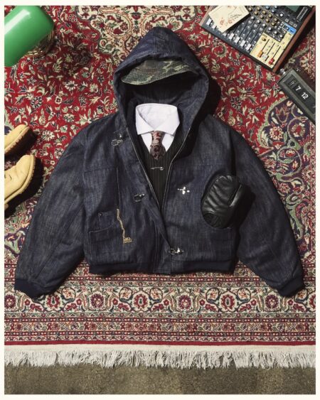 Shinzo Brand Okayama 15oz Raw Japanese Denim Clasp Jacket Only