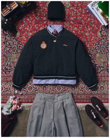 Shinzo Brand Navy Sweatshirt Set