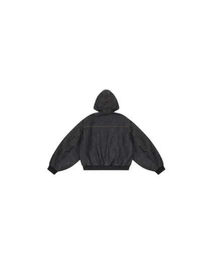 Okayama 15oz Raw Black Japanese Denim Clasp Jacket