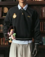 Amefuto Nylon V-Neck Pullover Jersey