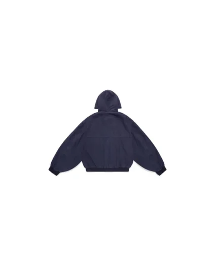 Shige 15oz Navy Canvas Clasp Bomber Jacket